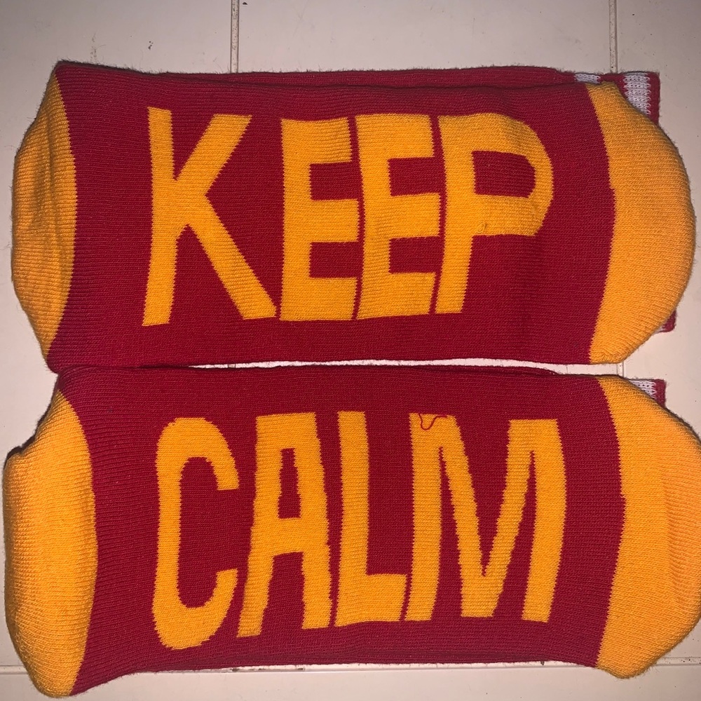 New “ Keep Calm” Socks